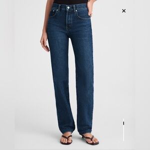 NWOT Madewell Longline Straight Jeans 27 Petite